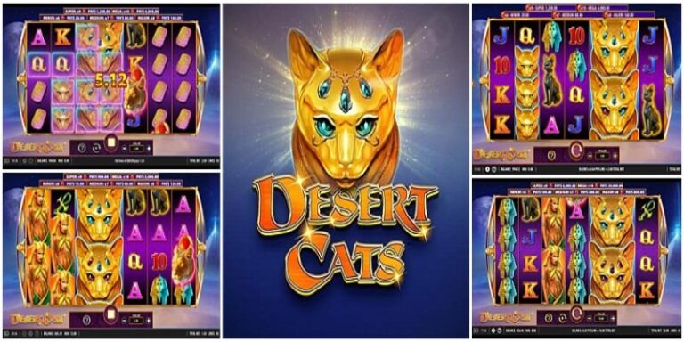 Unleash Wild Wins in the Mystical Desert Cats Slot